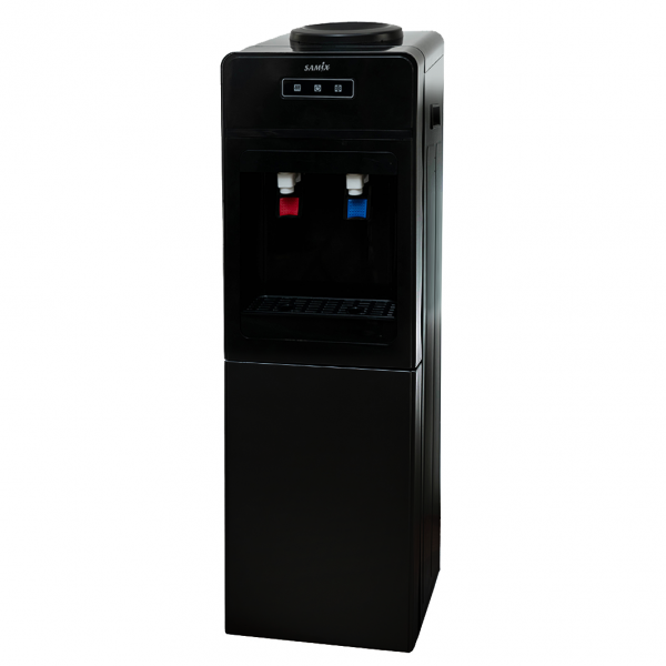 Samix Water Dispenser with 2 tabs Cooling Tank 5L – heating tank 2 L , Black